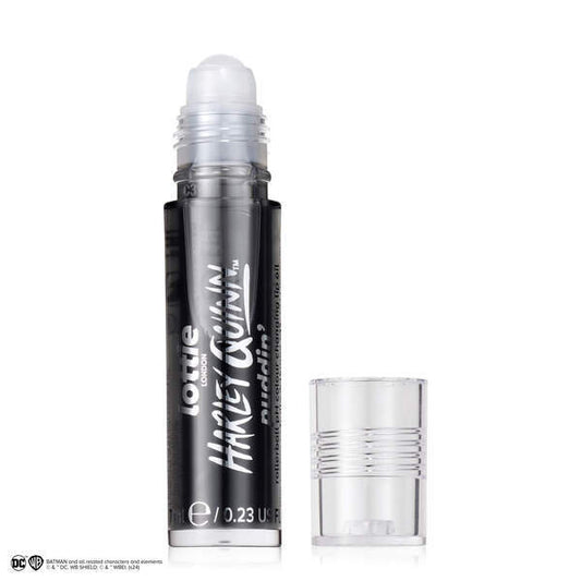 Lottie London X Harley Quinn Sheer Black Ph Rollerball Lip Oil