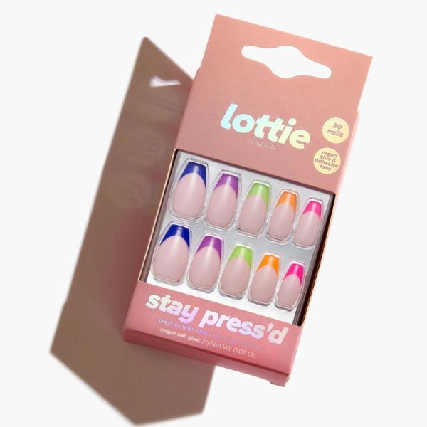 Lottie London Stay Press'D On Nails - Neon Vibes