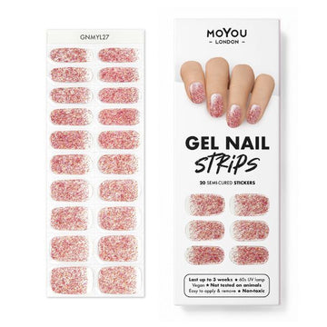 Moyou-London Gel Nail Strip - Glitter Punch