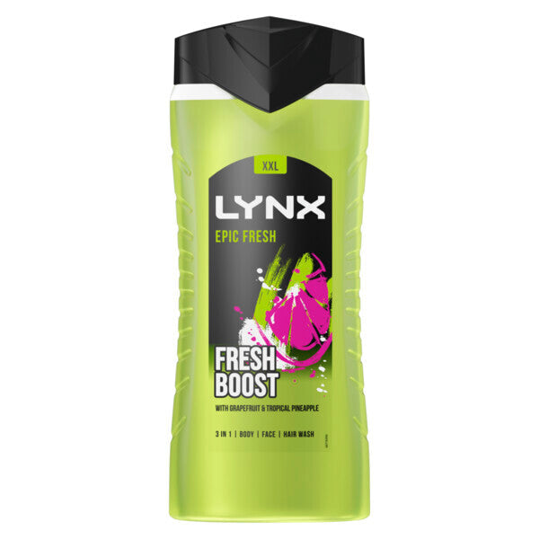 Lynx Bodywash Shower Gel Epic Fresh 500Ml