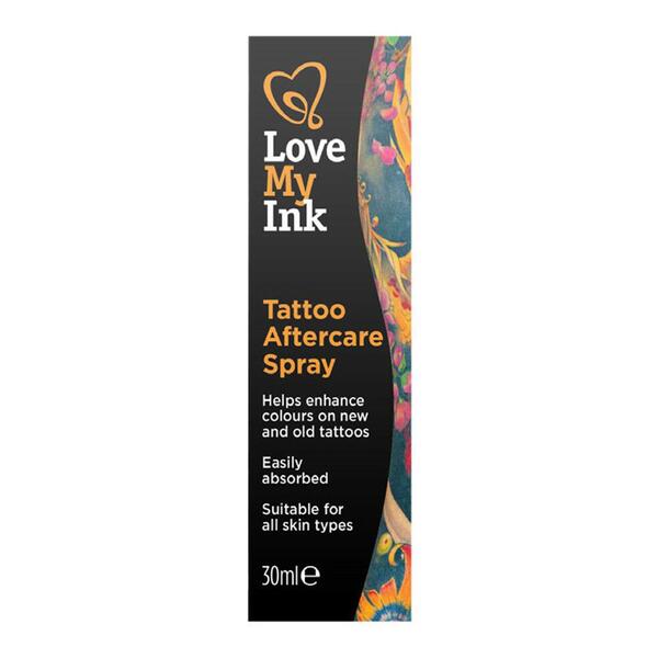 Love My Ink Tattoo Spray Dermatologically Tested, 30Ml