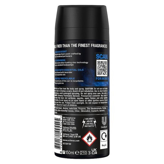 Lynx Fine Fragrance Premium Bodyspray Blue Lavender 150Ml