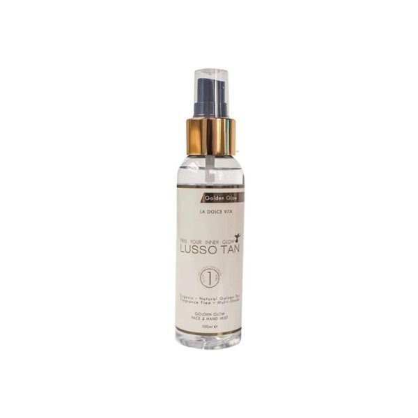 Lusso Tan Golden Glow Face & Hand Tanning Mist 100Ml