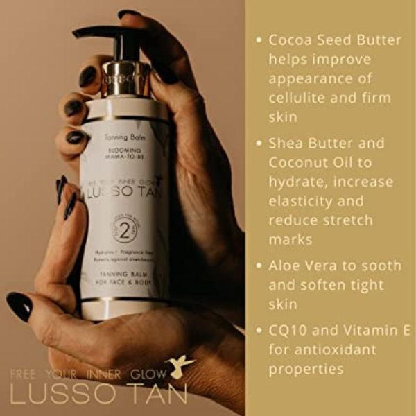 Lusso Tan Blooming Mama To Be Tanning Balm 200Ml