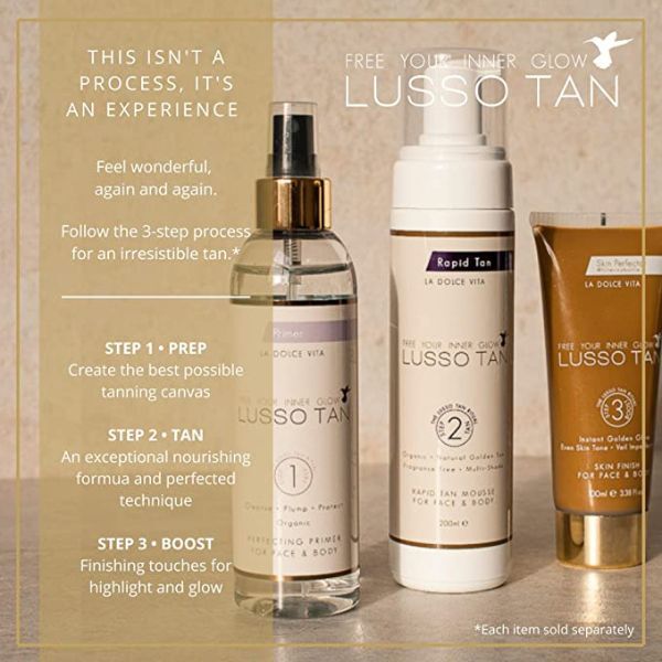 Lusso Tan Rapid Tan Mousse 200Ml