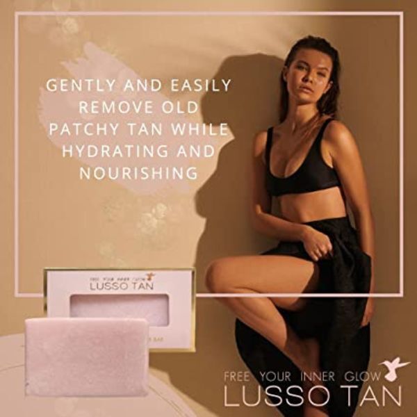 Lusso Tan Summer Meadow -Tan Removing Shower Bar 100G