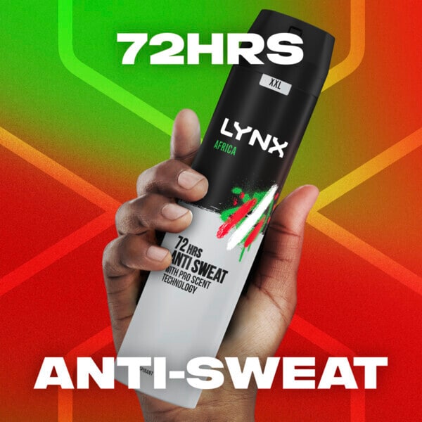 Lynx Antiperspirant Deodorant Aerosol Africa 250Ml
