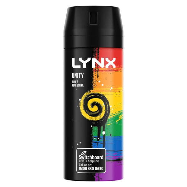 Lynx Deodorant Bodyspray Aerosol Unity Pride 150Ml