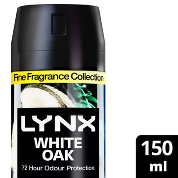 Lynx Fine Fragrance Premium Bodyspray White Oak 150Ml
