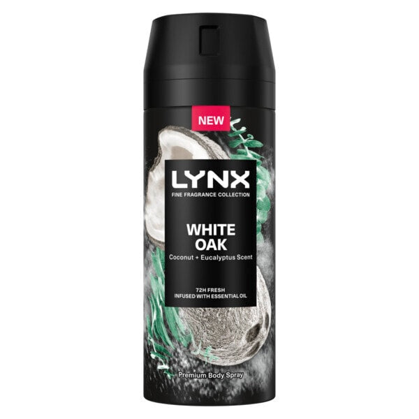 Lynx Fine Fragrance Premium Bodyspray White Oak 150Ml