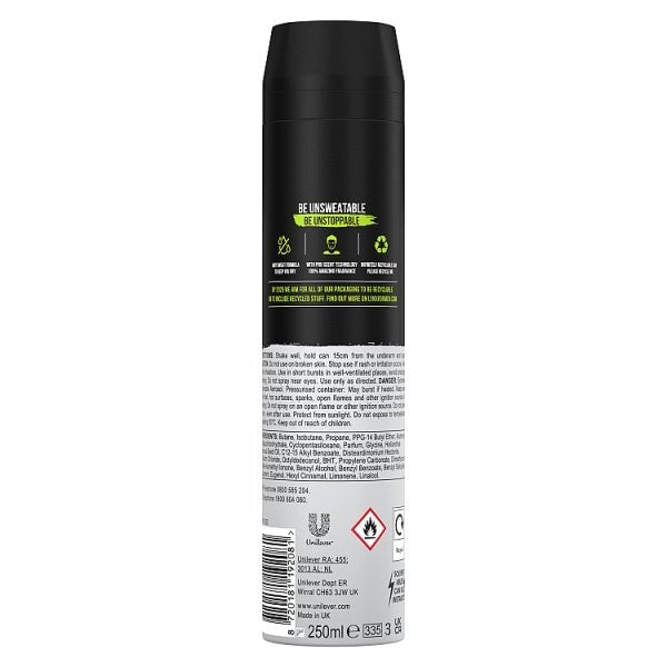 Lynx Antiperspirant Deodorant Aerosol Epic Fresh 250Ml