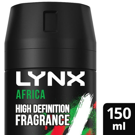 Lynx Deodorant Aerosol Bodyspray Africa 150Ml