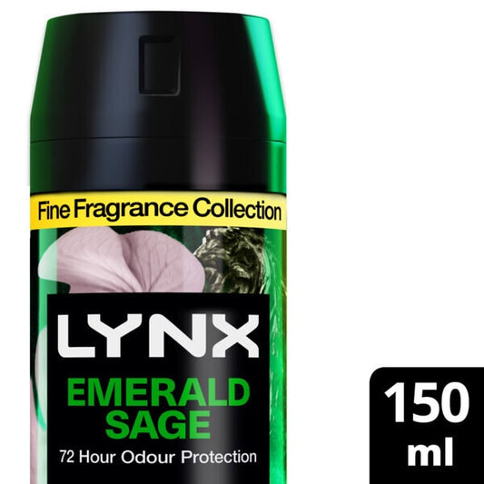Lynx Fine Fragrance Premium Bodyspray Emerald Sage 150Ml