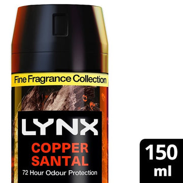 Lynx Fine Fragrance Premium Bodyspray Copper Santal 150Ml