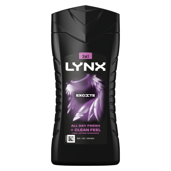 Lynx Bodywash Shower Gel Excite 225Ml