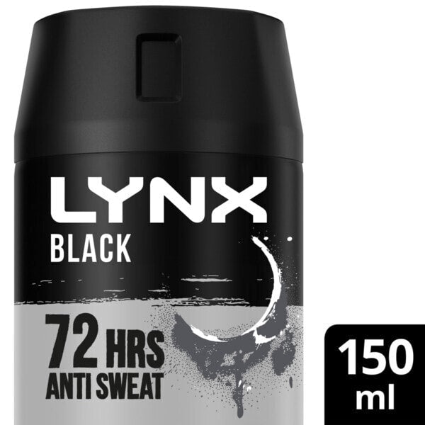 Lynx Antiperspirant Deodorant Aerosol Black 150Ml