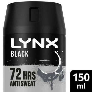 Lynx Antiperspirant Deodorant Aerosol Black 150Ml