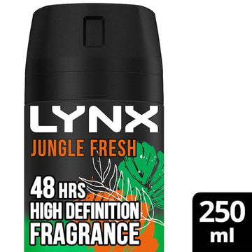 Lynx Deodorant Bodyspray Aerosol Jungle Fresh 250Ml
