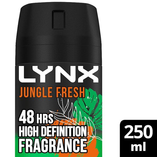 Lynx Deodorant Bodyspray Aerosol Jungle Fresh 250Ml