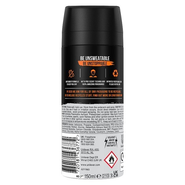 Lynx Antiperspirant Deodorant Jungle Fresh 150Ml