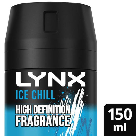 Lynx Deodorant Bodyspray Aerosol Ice Chill 150Ml