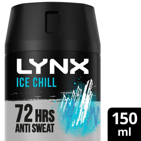 Lynx Anti-Perspirant Deodorant Spray Aerosol Ice Chill 150Ml