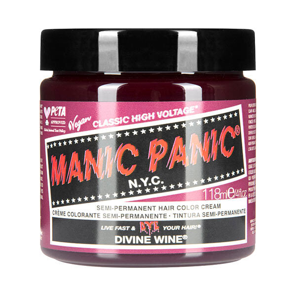 Manic Panic High Voltage Hair Dye Divine Wine 118Ml