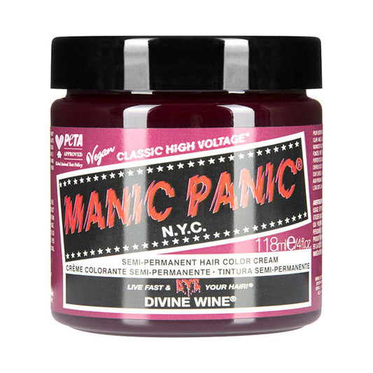 Manic Panic High Voltage Hair Dye Divine Wine 118Ml
