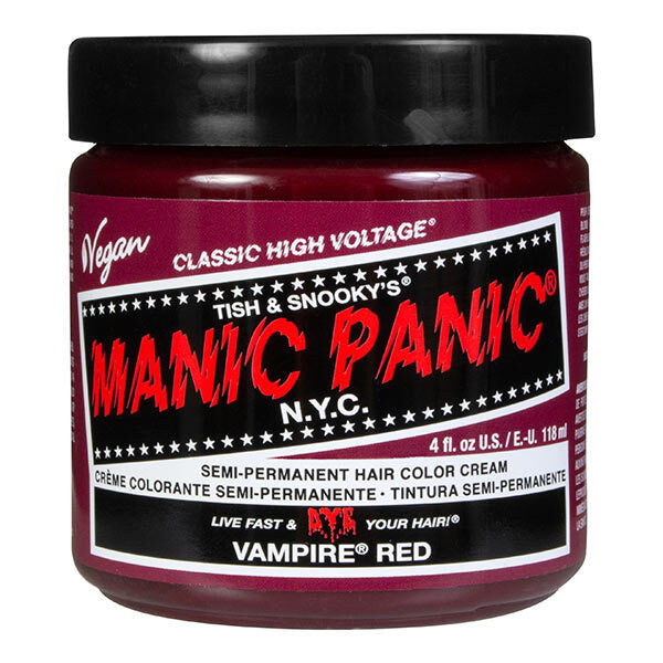 Manic Panic High Voltage Hair Dye Vampire Red 118Ml