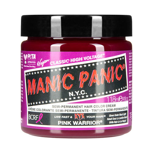 Manic Panic High Voltage Hair Dye Pink Warrior 118Ml