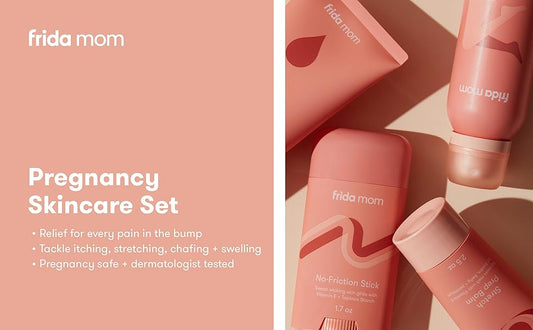Pregnancy Skincare Set, Body Relief for Stretch Marks, Dry Skin, Swelling, & Chafing - 4pk Set