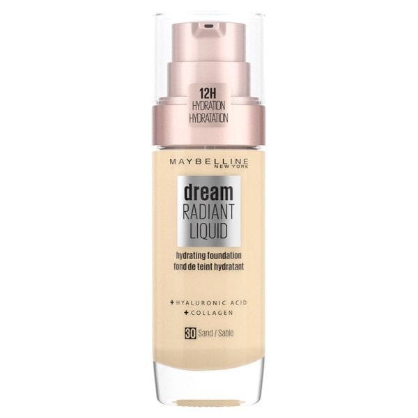 Maybelline Dream Radiant Liquid Foundation 30 Sand 30Ml