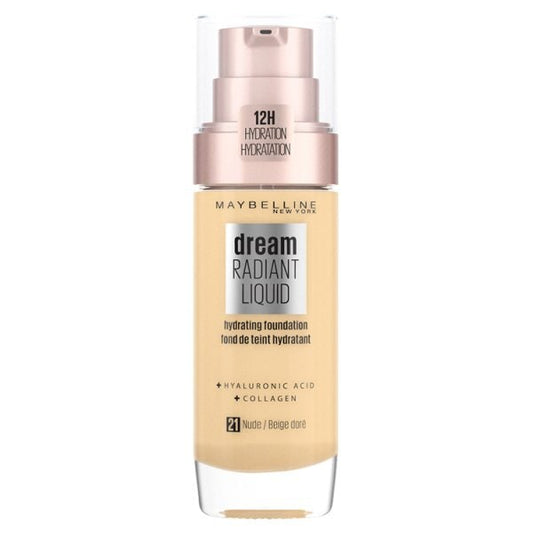 Maybelline Dream Radiant Liquid Foundation 21 Nude 30Ml