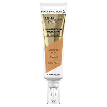 Max Factor Miracle Pure Foundation 76 Warm Golden