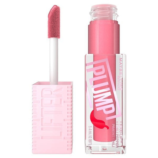 Maybelline Lifter Plump Lip Gloss 001 Blush Blaze