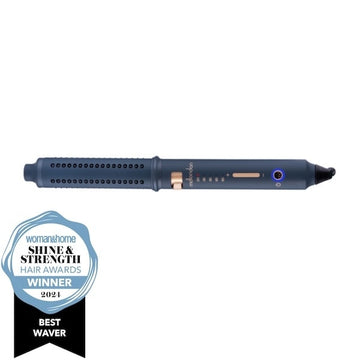 Md Wave Retractable Hot Brush Curler Casal Blue