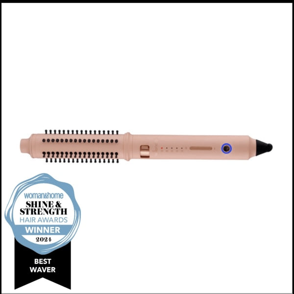 Md Wave Retractable Hot Brush Curler Blush