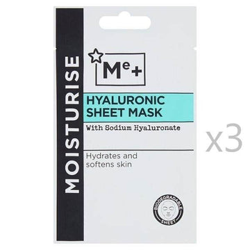 Me+ Hyaluronic Acid Sheet Mask X3 Bundle