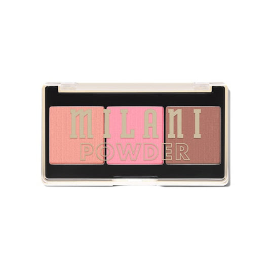Milani Cheek Kiss Powder Blush Trio 120 Golden Hour Glow