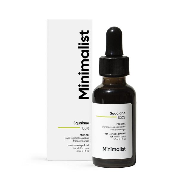 Minimalist Squalane Light Face Oil For Hydration, Fine Lines