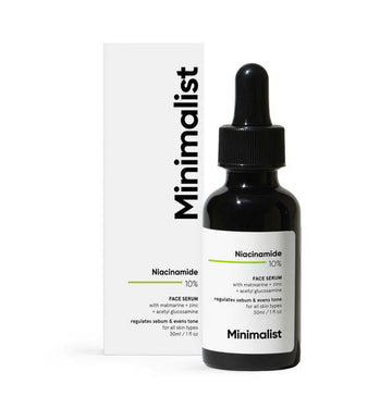 Minimalist 10% Niacinamide Serum For Acne Marks, Blemishes