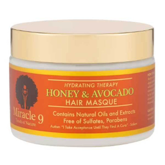 Miracle 9 Hydrating Therapy Honey And Avocado Hair Masque