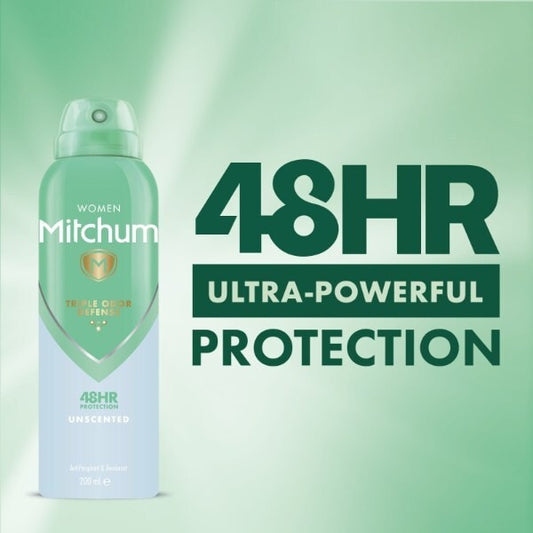 Mitchum Unperfumed Anti-Perspirant Deodorant 200Ml
