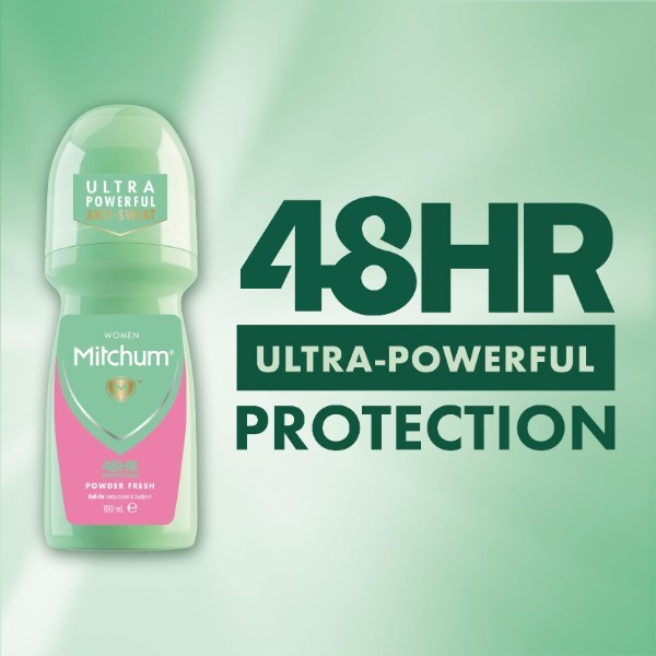 Mitchum Powder Fresh Anti-Perspirant Roll On 100Ml