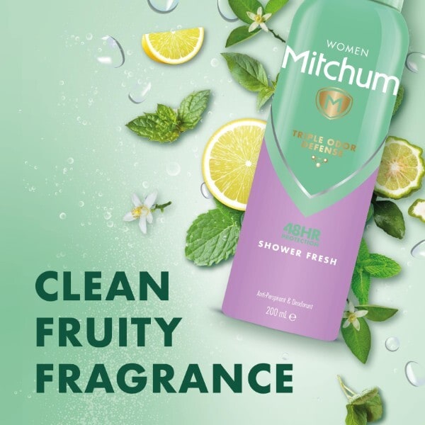 Mitchum Shower Fresh Anti-Perspirant Deodorant 200Ml