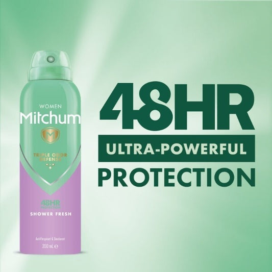 Mitchum Shower Fresh Anti-Perspirant Deodorant 200Ml