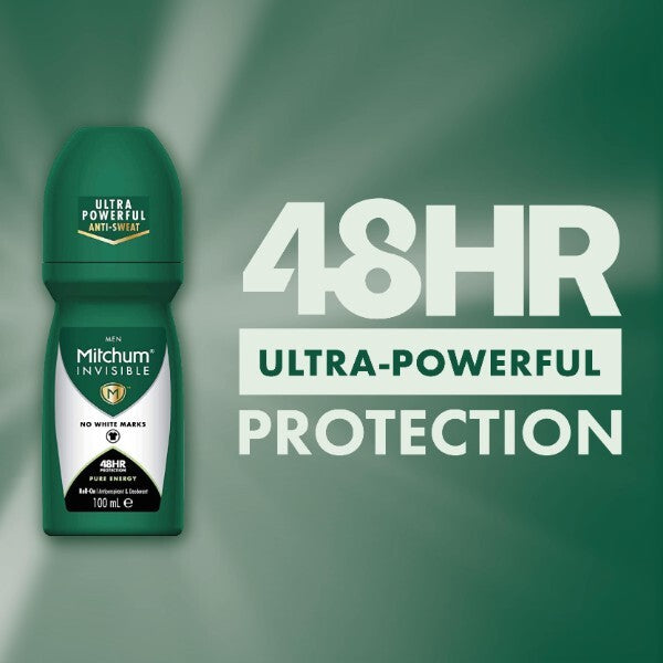 Mitchum Male Invisible Pure Energy Roll On 100Ml