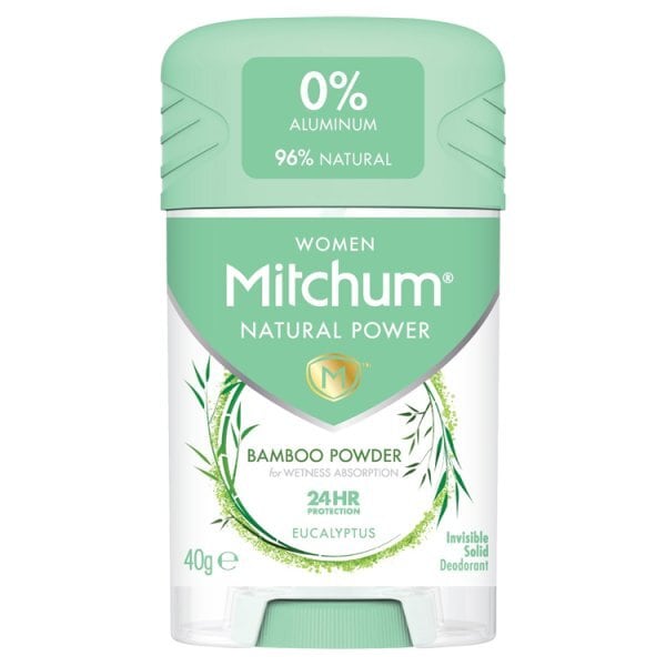 Mitchum Women Natural Power 24Hr Protection Eucalyptus 40G