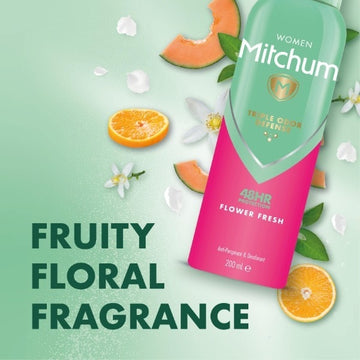 Mitchum Flower Fresh Anti-Perspirant Deodorant 200Ml