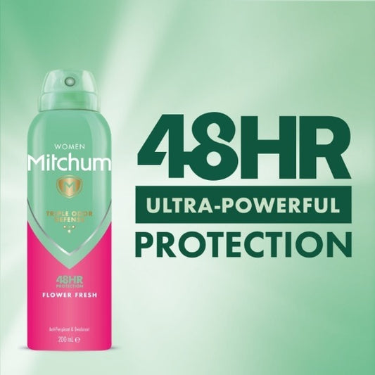 Mitchum Flower Fresh Anti-Perspirant Deodorant 200Ml